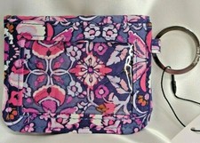 Vera Bradley's CAMPUS DOUBLE ID CASE in MAGENTA MEDALLION Pattern, Wallet NWT