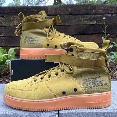 nike sf af1 mid desert moss desert moss
