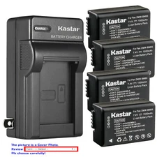 Kastar Battery AC Wall Charger for Panasonic DMW-BMB9 & Panasonic Lumix DC-FZ80