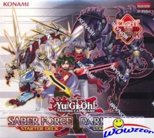 Yugioh Dark Legion & Saber Force 1st Edition Factory Sealed 12 Box CASE-120 Deck