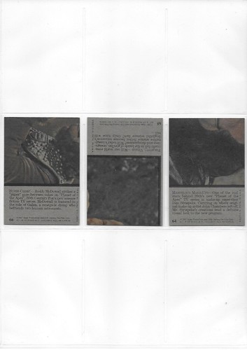1967 Planet Of The Apes - 66 Card Basic/Base Set - Topps 1975 - Good Condition - Picture 20 of 22