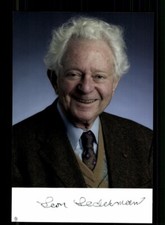 Leon Lederman Premio Nobel de Física 1988 Original Firmado # BC 218254