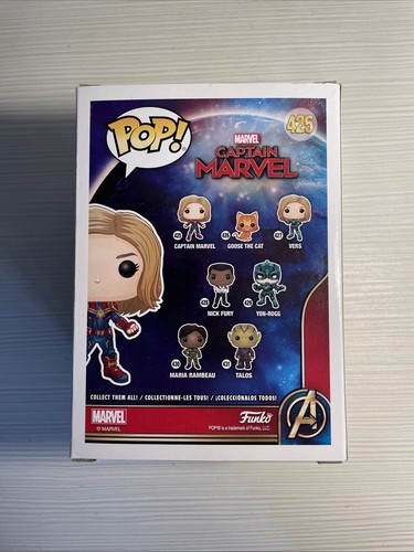 FUNKO POP - CAPTAIN MARVEL 425 - Captain Marvel - Foto 3 di 6