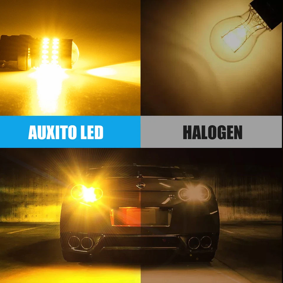 2x 3157 Luces LED intermitentes DRL Switchback para Chevy Silverado 1500 1999-2013 Foto 3 de 4