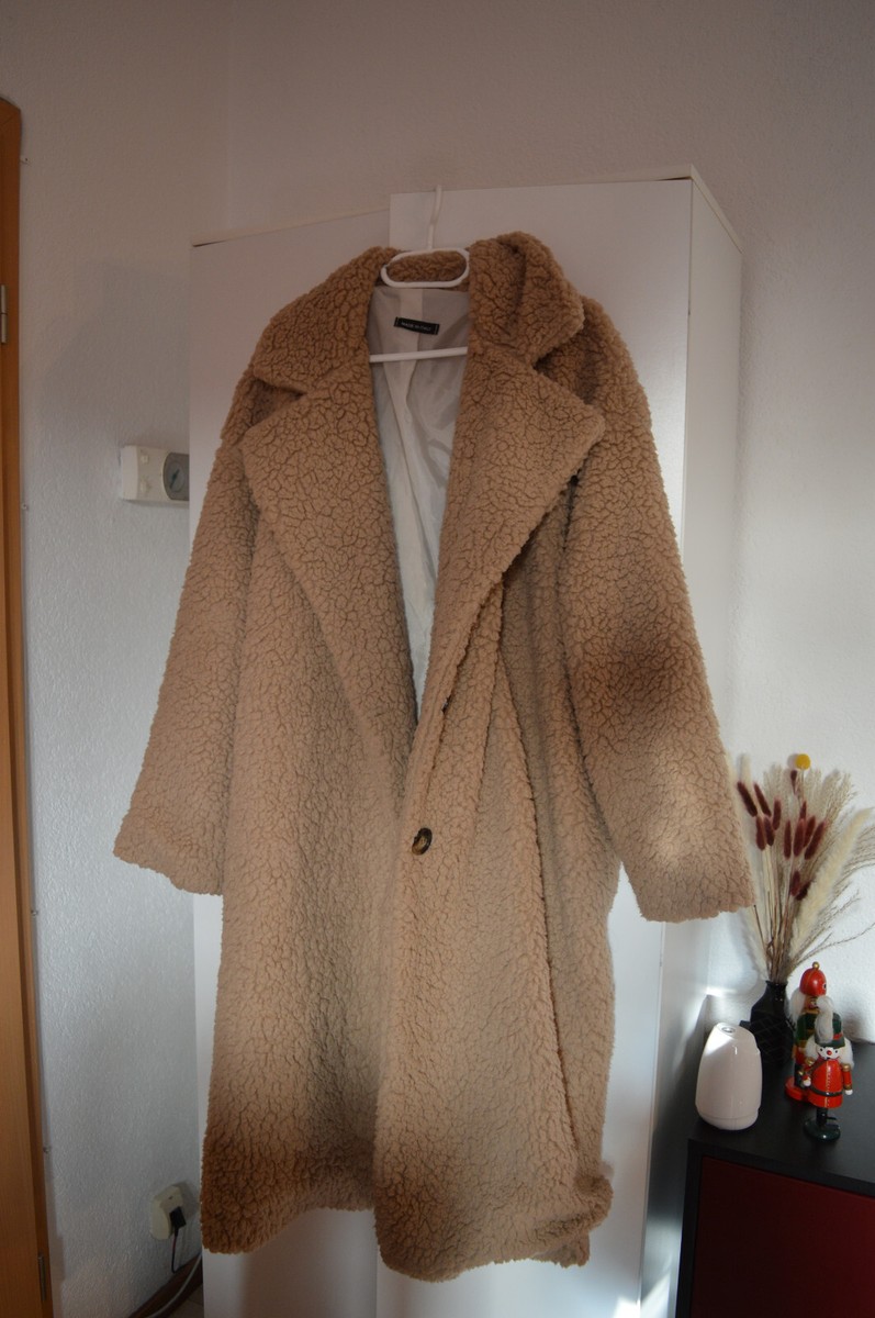 Teddy Bear Teddyfell Mantel Rot Urbancode Plus – Rosa Mantel Aus