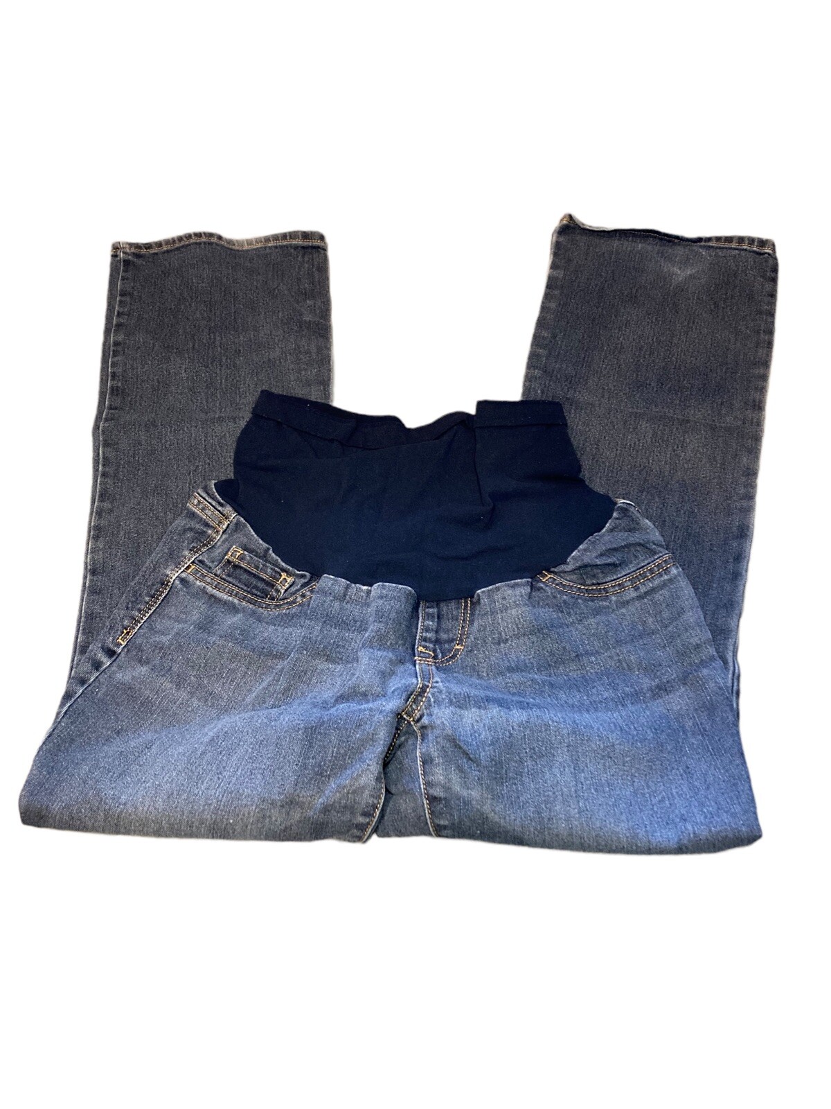 Indigo blue maternity mom jeans Secret Fit Belly XS f… Gem