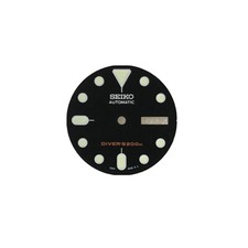 021 SEIKO REPLACEMENT BLACK DIAL SKX007 7S26-0020 DIVER