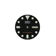 021 SEIKO REPLACEMENT BLACK DIAL SKX007 7S26-0020 DIVER