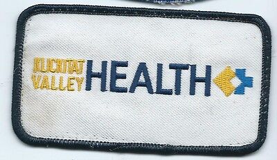 Klickitat Valley Health Goldendale WA employee patch 21/2 X 41/2 363