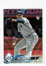 2018 TOPPS MINI ON DEMAND PINK YONNY CHIRINOS RC #d 03/25