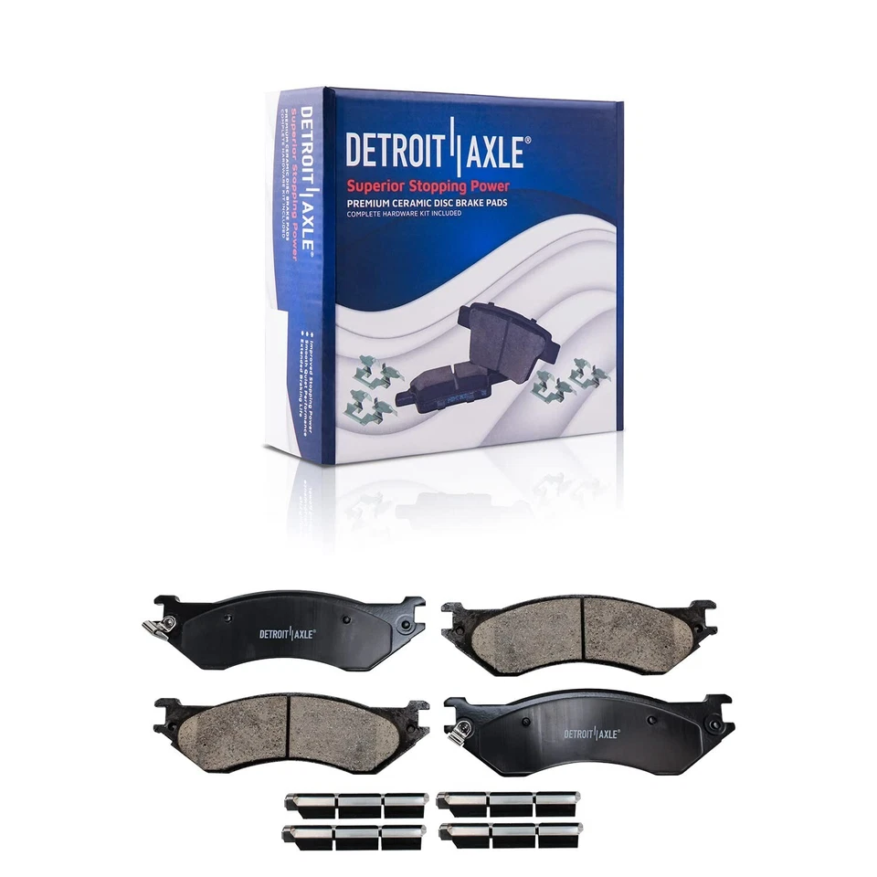 Kit de rotor de freno delantero y pastillas de freno 4x4 para Ford Expedition Lincoln Navigator Foto 4 de 4