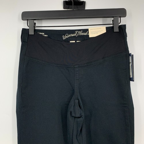 Universal Thread Jeans Womens 4/27 Adaptive Bootcut Black Pull On Ankle Zip NWT - Picture 5 of 11