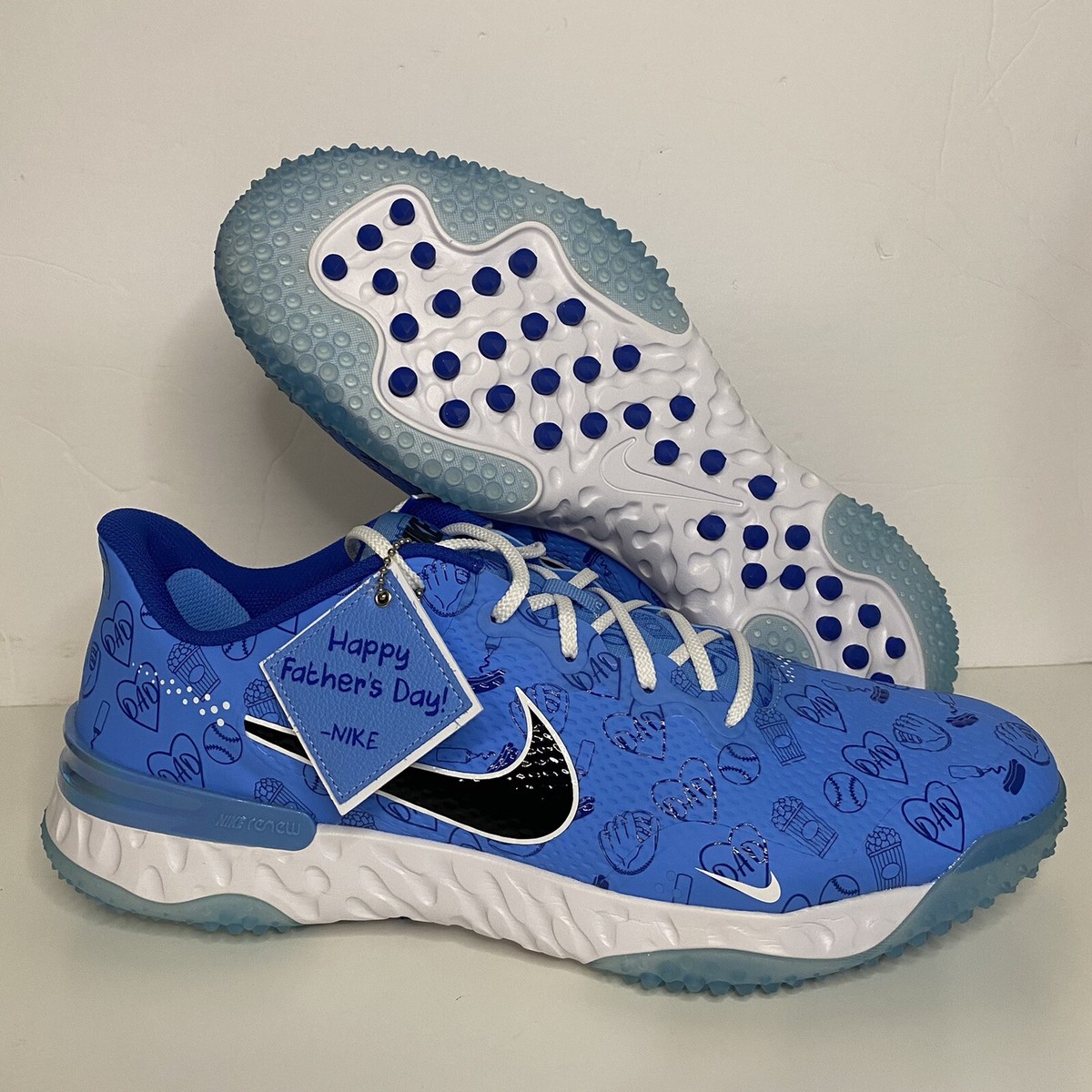 Nike Huarache Elite 3 Turf Baseball Fathers Day Mens Sz 15 NEW