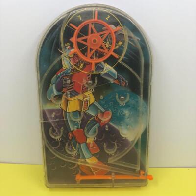 Vintage Transformers Go Bots Roboter KO Bagatelle Spielzeug Flipper Handheld Spiel 1980er Jahre