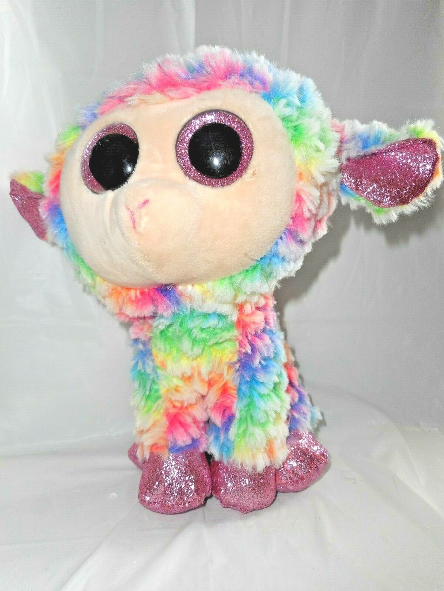 Ty Daffodil Lamm Beanie Boo – 15 Cm, Limitierte Oster-Edition, Mit Glitzeraugen, Plüschtier Zum Sammeln