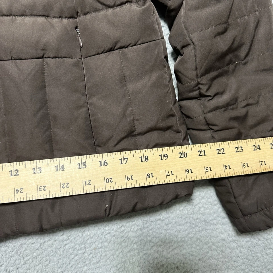 Kenneth Cole реакции вниз пуховик куртка женский размер большой коричневый пальто - Изображение 4 из 4
