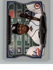 2015 Bowman Draft Garrett Whitley DN-4 Draft Night Tampa Bay Rays