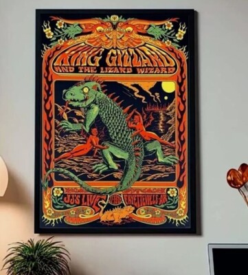 King Gizzard And The Lizard Wizard Concert Poster On November 13 2024