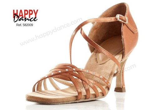 Zapato Sandalia Mujer para Baile Latino Salsa Bachata Kizomba marca Happy  Dance | eBay