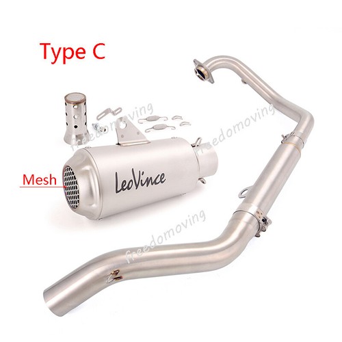 For CF Moto NK250 250SR NK300 300SR Exhaust System Front Muffler Pipe Silencer - Picture 6 of 15