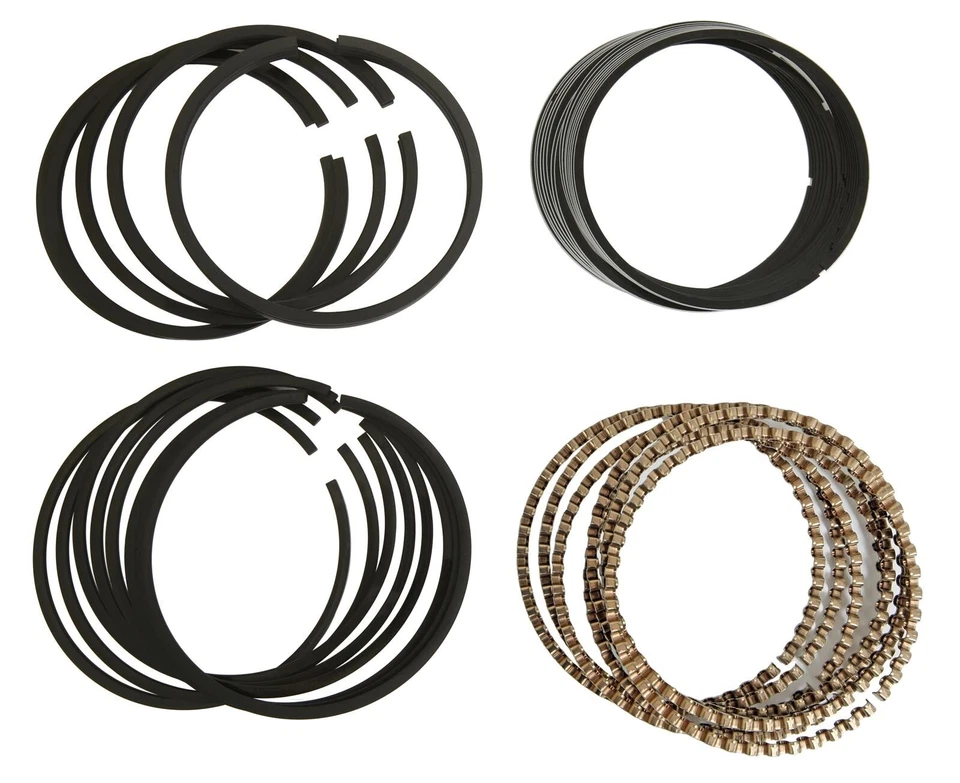 PISTONS Set/8 9.5:1 CR+CAST Rings Kit for 1971-1978 AMC Jeep 401 .030 - Image 2 of 4