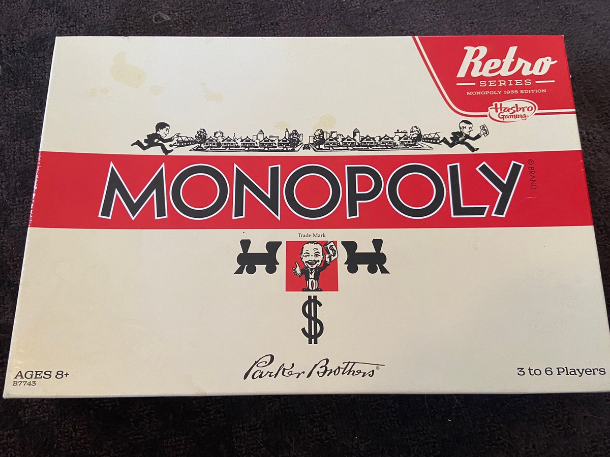 2015 Parker Brothers Board Game MONOPOLY RETRO Series 1935 Edition