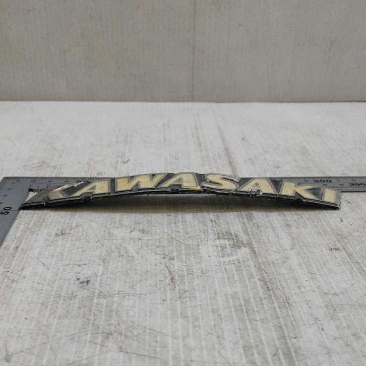 JDM 0403 3 Kawasaki KAWASAKI Capital Letter Emblem 1 Piece Old Car