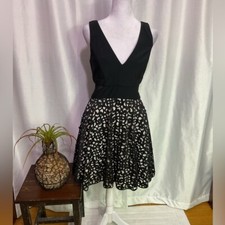 Xscape Fit and Flare Mini Dress Size 8 NWT