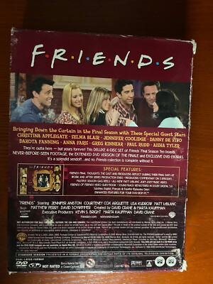 Friends Season 10 DVD Set Used Very Good Condition Case Worn