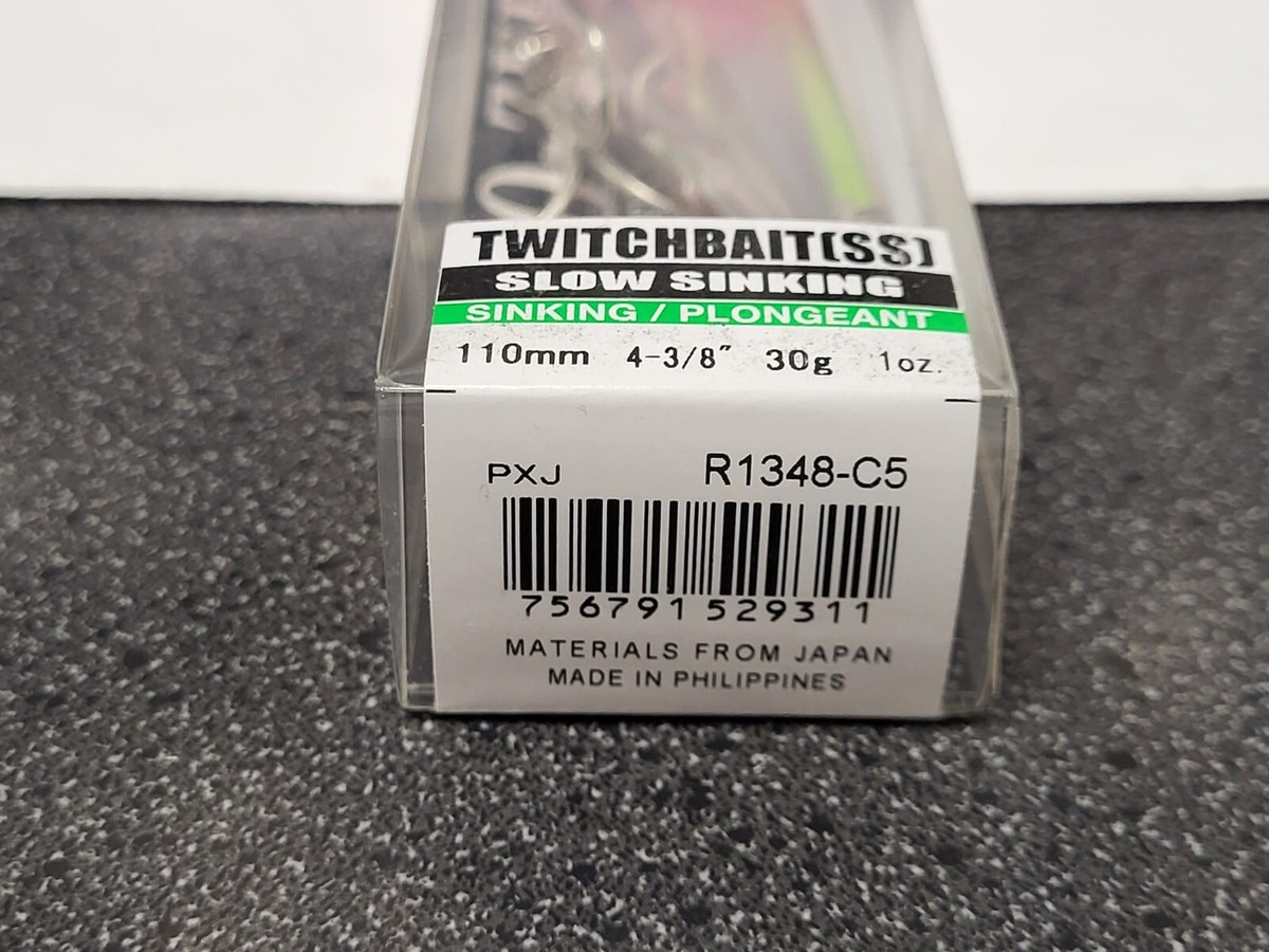 1 Yo-Zuri Lures NEW 3D Twitchbait(SS) PEARL REDHEAD R1348-C5 1oz