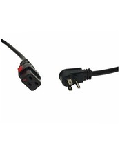 Cable de alimentación de bloqueo IEC320-C19 14 AWG 5-15P enchufe plano 10 pies resistente C19 14/3
