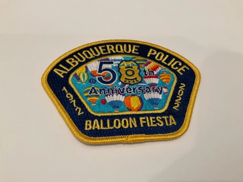 Balloon Fiesta Albuquerque Police 50th Anniversary State New Mexico NM
