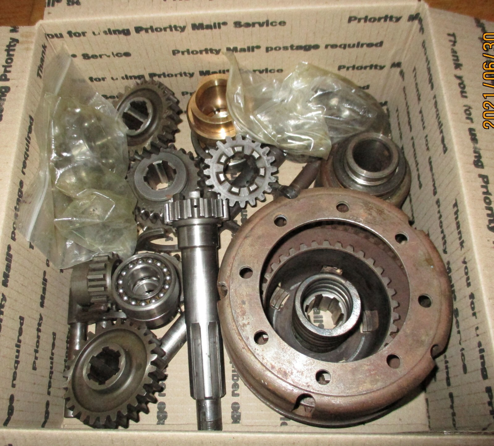 Vintage Early Ferrari Clutch Stack & Transmission Parts, Wow!! Look!! 12 Pix, FS