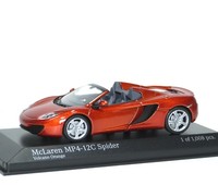 Mclaren MP4-12C Spider 2012 Volcano Vulkan Orange Met. Minichamps 530133030 1:43