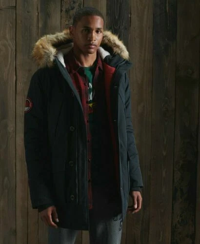 Superdry Blue Coats, Jackets & Waistcoats for Men