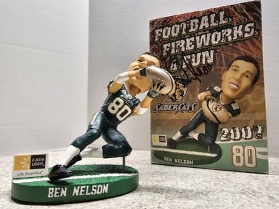 Ben Nelson San Jose Sabercats AFL 2007 SGA Bobblehead Autographed Box No COA 