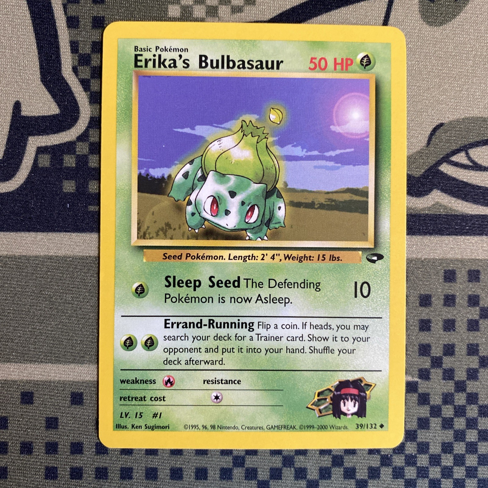 Erika's Bulbasaur 39/132 Gym Challenge Pokemon TCG LP