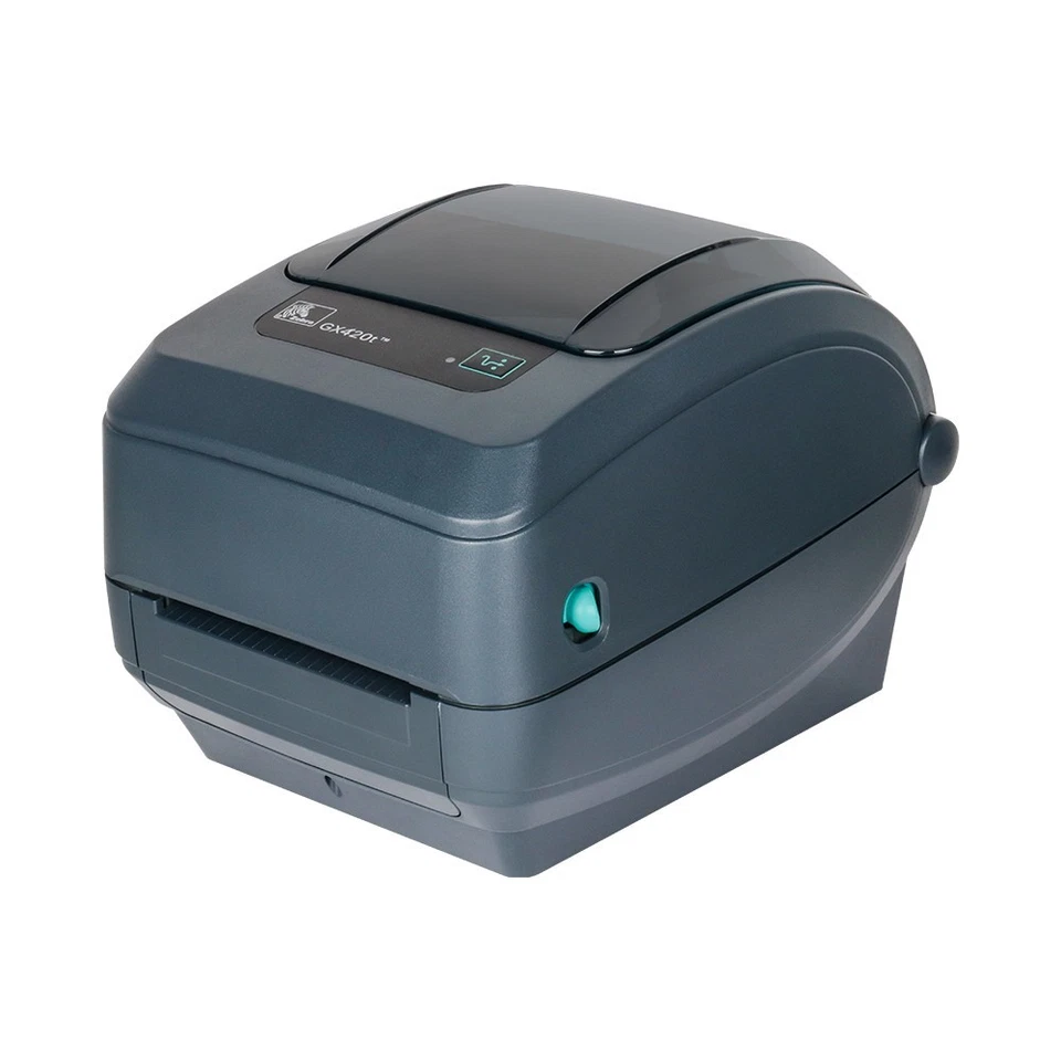 Zebra GX420t 203DPI USB Thermal Transfer Barcode Label Printer GX42-102410-000 - Image 3 of 4