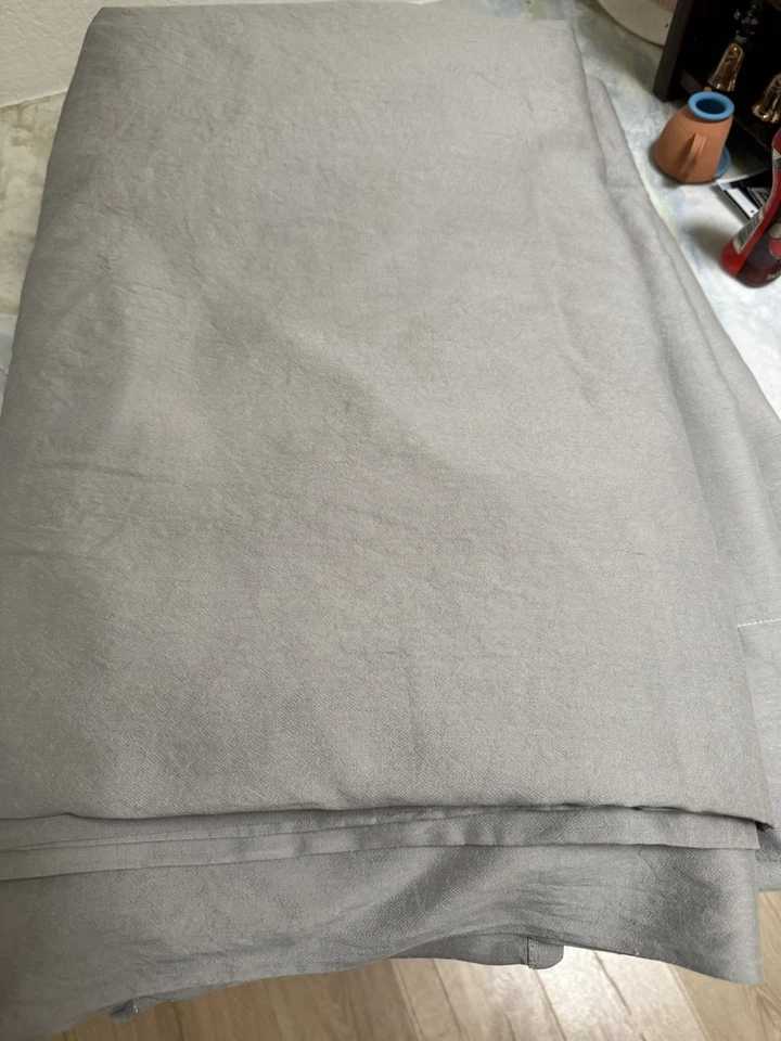 Pottery Barn Silk Dupioni Drapes Pole Pocket Curtains 2 Panels 96x84 - Image 3 of 4