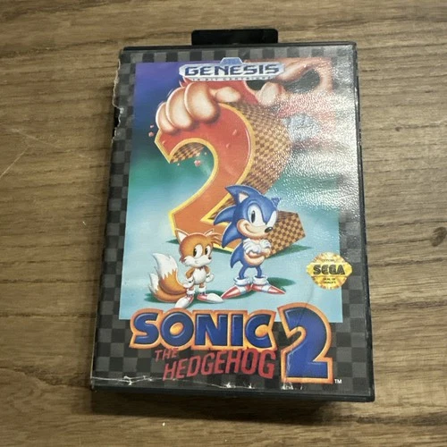 🎮 SEGA GENESIS 1992 SONIC THE HEDGEHOG 2 GAME & MANUAL COMPLETE