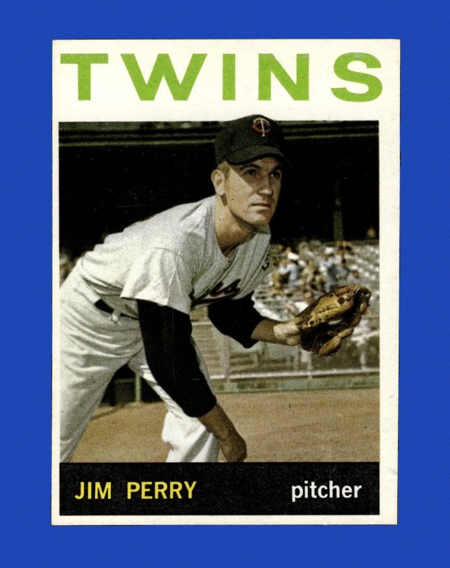 Jim Perry #34 1964 Topps Venezuelan Baseball