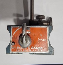 Brown Sharpe 7743 Magnetic Base Dial Indicator Holder