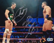 Alberto Del Rio Brian Cage Signed 8x10 Photo BAS COA CMLL Lucha Libre AAA AEW 16