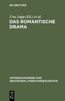 Uwe Japp (U. A.) | Das Romantische Drama | Buch | Deutsch (2000) | Issn | Ix