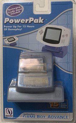 GAME BOY ADVANCE POWER PACK with AC ADAPTER & CHARGE CRADLE, NEW IN BLISTER PACK