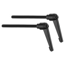 2Pcs, Clamping Lever Handles M8 x 100mm Male Thread Knobs Handle Black