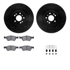 For Mercedes-Benz GL350 10-12 Brake Kit eLINE Series Drilled & Slotted Front