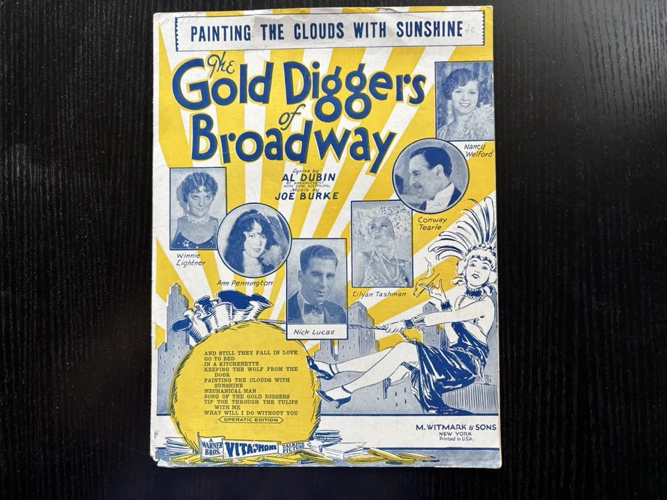 Lote de 24 hojas de música antiguas de la Segunda Guerra Mundial de los años 1920-1940 para enmarcar Art Deco de colección Foto 4 de 4