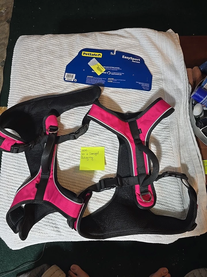 X2 PetSafe WM-ESPH-L-PNK Easy Sport Dog Harness Large Pink Adjustable Padded M - Image 2 of 4