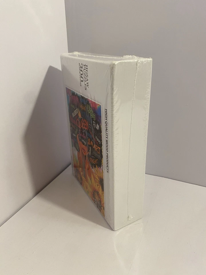 Rompecabezas de madera afroamericanos mujer reina niña arte  Foto 2 de 3